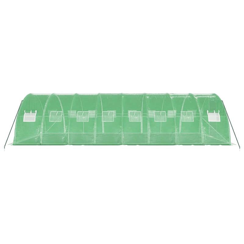 Kas – Kweekkas – Tuinkas – Broeikas – Serre – Groene Stalen Frame – 32 m² Grootte – Weerbestendig & Stevig