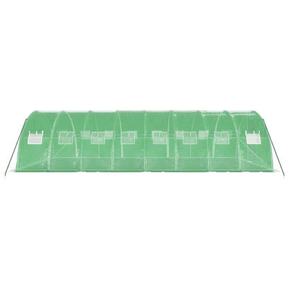 Kas – Kweekkas – Tuinkas – Broeikas – Serre – Groene Stalen Frame – 32 m² Grootte – Weerbestendig & Stevig
