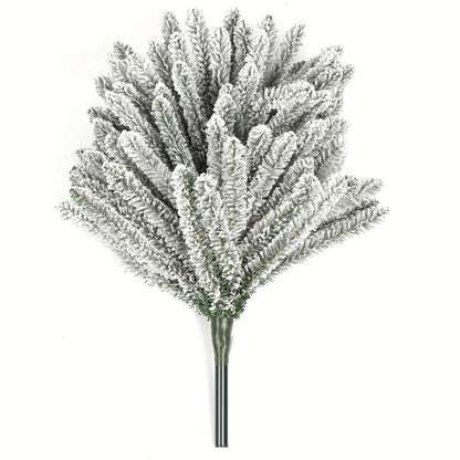 Kerstboom – Kunstkerstboom – Kunstboom – Dennenboom – Flocked Boom – 180 cm Hoog – 550 PVC Takken – Met Stevige Metalen Standaard