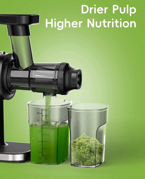 Slow juicer - Press juicer - Juice extractor - Powerful motor - 200W