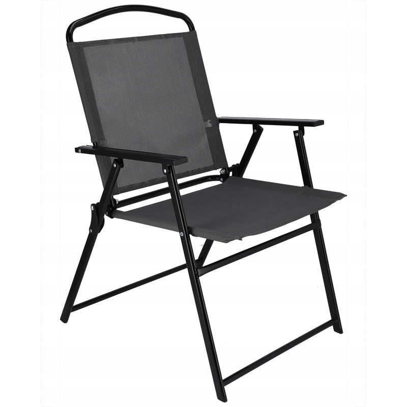 Tuinset – Tuinmeubelset – Balkonset – Bistroset – Loungeset – Glazen Tafel 130x80 cm – Inclusief Parasol 180 cm