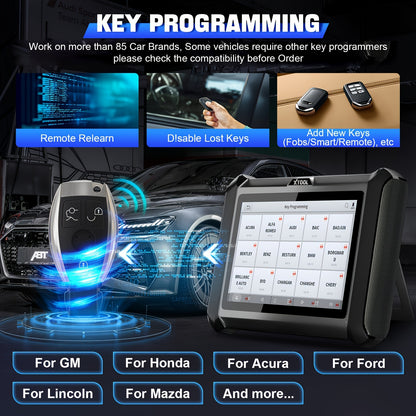 Auto Scanner – Diagnosetool – OBD Scanner – Foutcode Lezer – Diagnostisch Hulpmiddel – Draadloos Touchscreen – ECU Codering & 36+ Onderhoudsfuncties