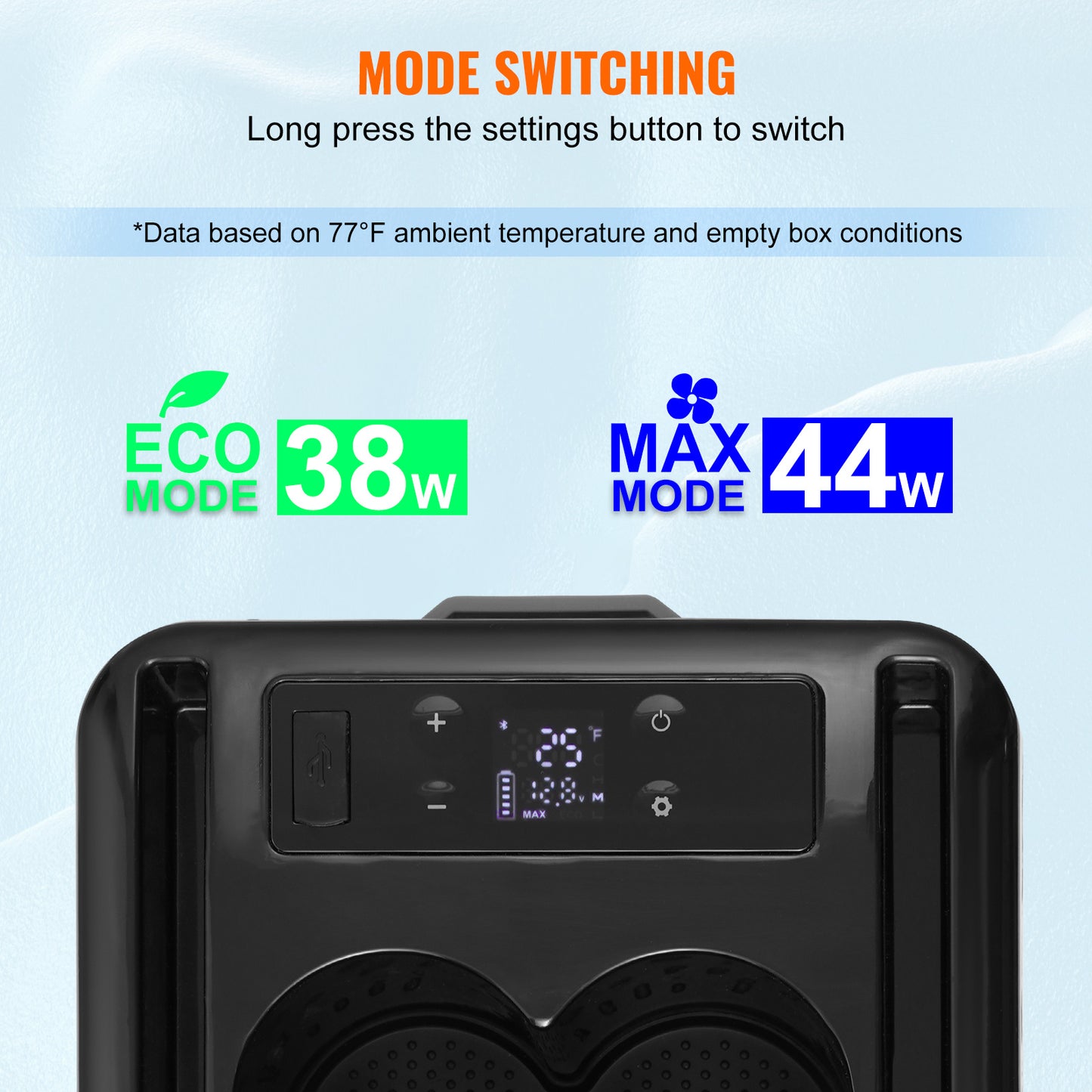 Draagbare Auto Koelbox – Mobiele Koelbox – Auto Mini Koelkast – Portable Koelbox – 15 Liter – Compressor Koeling – Bluetooth Bedienbaar