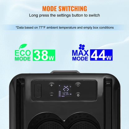Draagbare Auto Koelbox – Mobiele Koelbox – Auto Mini Koelkast – Portable Koelbox – 15 Liter – Compressor Koeling – Bluetooth Bedienbaar