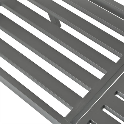 3-delige Tuinset – Bistroset – Balkonset – Terrasmeubilair – Buitenmeubelset – Aluminium – Compact & Weerbestendig – Verstelbare Stoelen