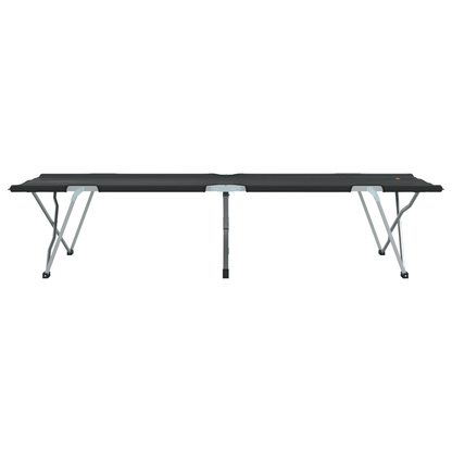 Campingstoel – Vouwstoel – Klapstoel – Kampeerstoel – Visstoel – Aluminium Frame – 600D Oxford Stof – Inklapbaar – Zwart