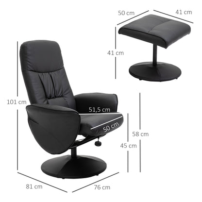 tv-fauteuil – relaxstoel – loungestoel – draaifauteuil – zithoekstoel – verstelbare rugleuning tot 145° – 360° draaibaar metalen frame