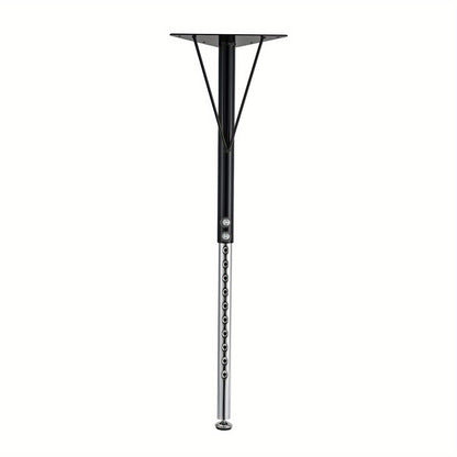 Verstelbare Tafelpoten – Tafelpoten Met Verstelbare Hoogte – Meubelpoten – Bureau Poten – Eettafel Poten – Zwarte Metalen Constructie – Verstelbaar 44,5-73,5 cm – Antislip Rubber Voetjes – Stevig Tot 300 kg