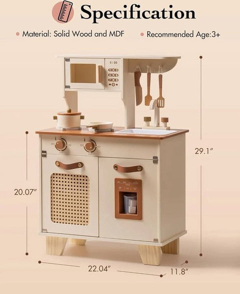 Kinder Keuken - Mokka - Kinderkeuken - Kinderkeuken Speelgoed - Kinder Keukentje - Peuters