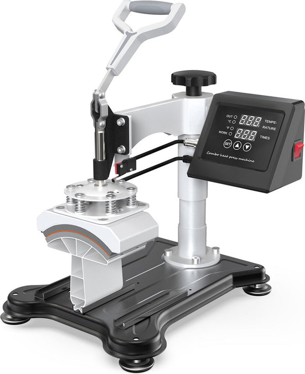 MP-3881 8-in-1 hittepersmachine, 30 oz grote capaciteit, verwarming met dubbele buis, nauwkeurige digitale bediening, 360 ° draaibaar