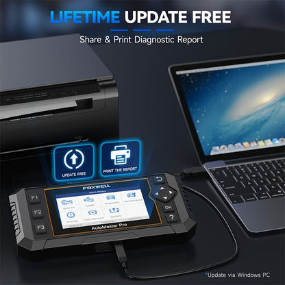 OBD2 Scanner – Auto Diagnostische Tool – Uitleesapparaat – Diagnosecomputer – Uitlezen Motorcodes – 4-in-1 Functie – Kleurentouchscreen & Android OS