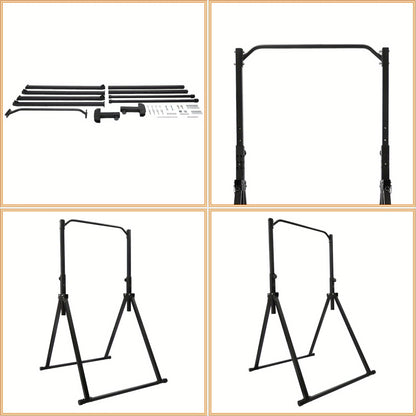 Optrekstang – Pull Up Bar – Chin Up Bar – Wandmontage Stang – Fitness Stang – Verstelbaar 1,75-2,30 m – Hoogwaardig Koolstofstaal – Max. 200 kg Belastbaar