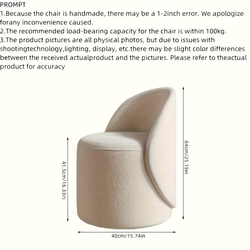 Krukje – Bijzetkruk – Maakupkruk – Zithocker – Opstapkruk – Scandinavisch Design – Hoogwaardig Houten Frame – Zachte Kasjmier-achtige Bekleding – Rugleuning – Compact & Comfortabel – Grijs