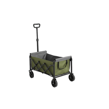 Bolderkar – Steekwagen – Opvouwbare Kar – Transportkar – Tuinkar – Lichtgewicht & Opvouwbaar – Robuust Stalen Frame Army Groen