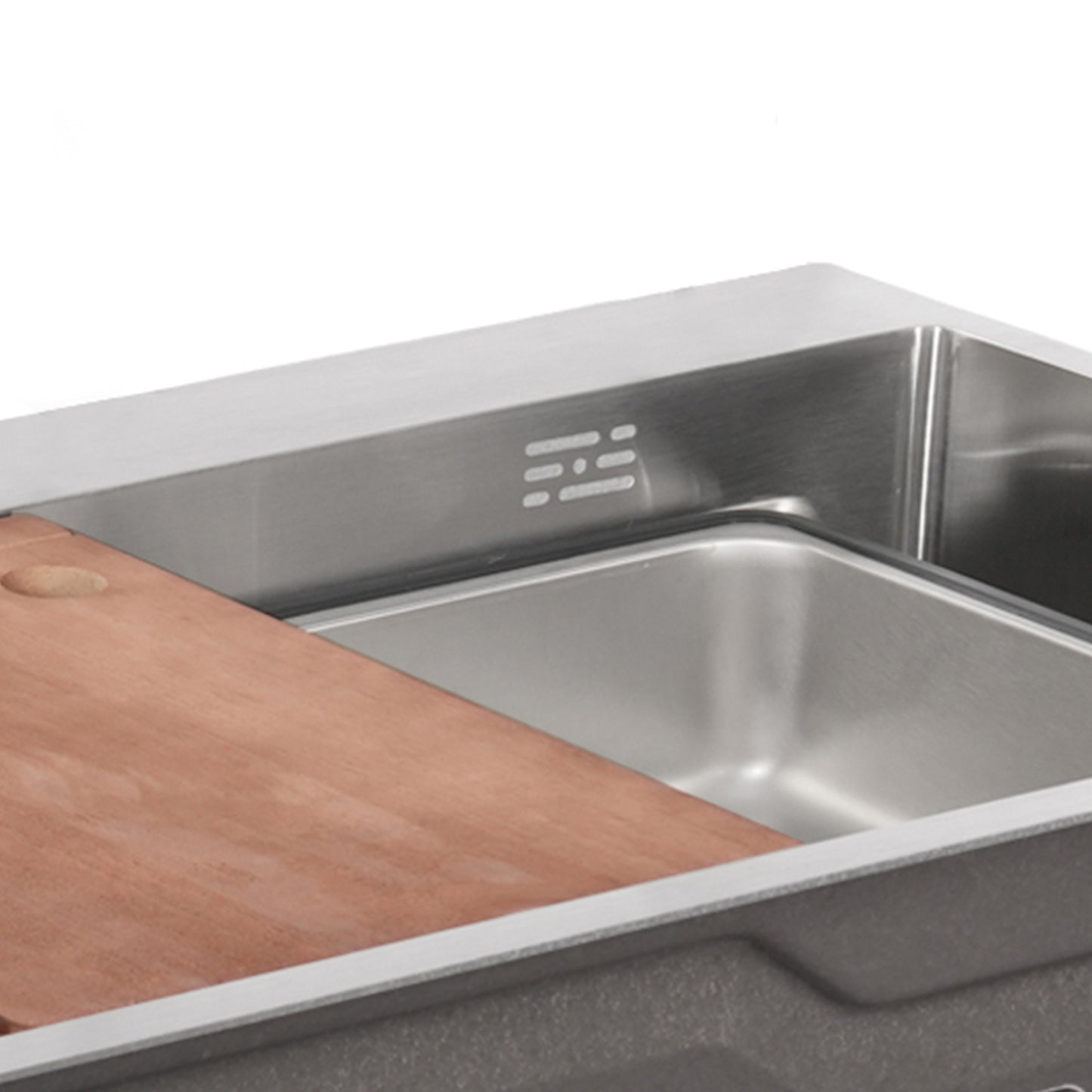 Keukenspoelbak – Spoelbak – Gootsteen – Wasbak – Enkele Spoelbak – Roestvrijstaal 304 – Grote Capaciteit 75x45x22 cm – Uittrekbare Kraan Met 3 Waterstanden