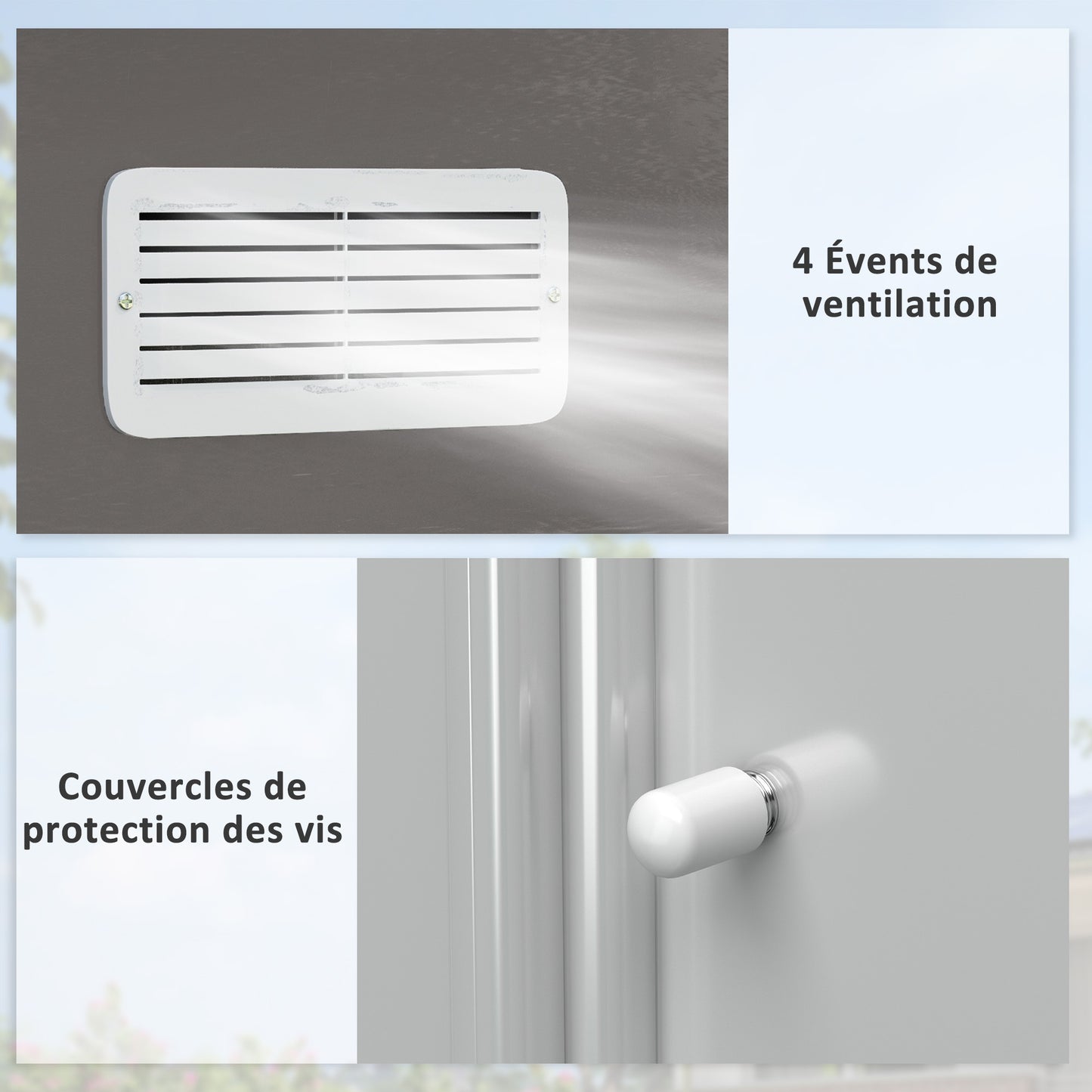Tuinhuisje – Tuinschuur – Tuinberging – Tuinopslag – Metalen Tuinhuis – 4,9 m² – Schuifdeuren & Ventilatie – Stevig Gegalvaniseerd Staal – Grijs