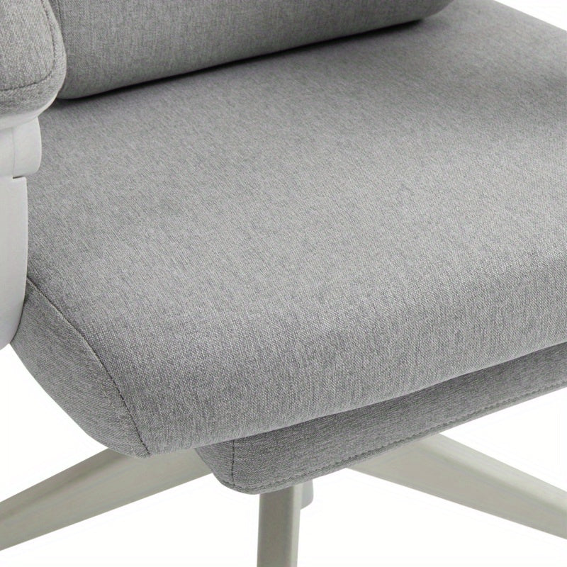Bureaustoel – Gamingstoel – Office Chair – Draaistoel – Computerstoel – Verstelbare zithoogte 62-68 cm – Ergonomische lendensteun en hoofdsteun – Duurzaam polyester schuim – 5-wielensysteem voor optimale mobiliteit