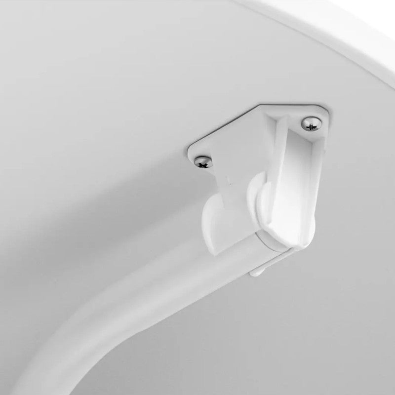 Round high foldable bar table, diameter 80 cm, height 110 cm, white