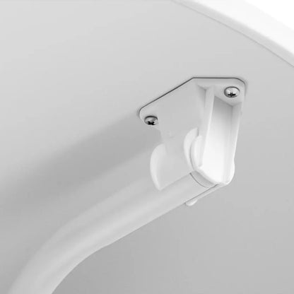 Round high foldable bar table, diameter 80 cm, height 110 cm, white