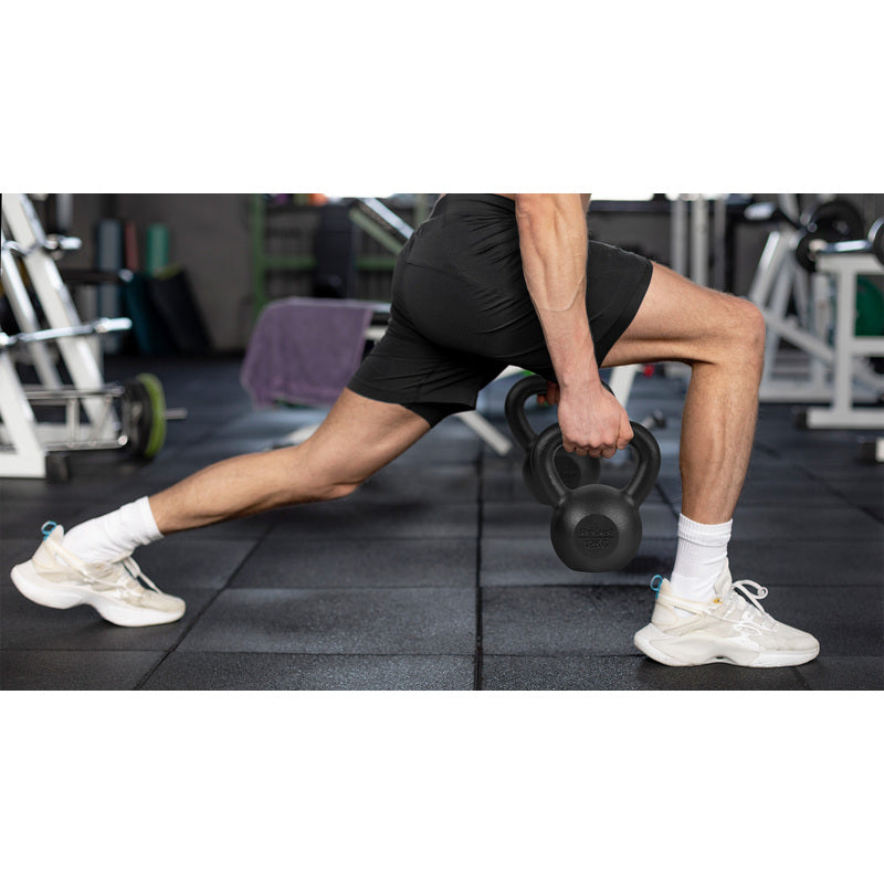 Kettlebell – Gewichtsketel – Gietijzeren Gewicht – Gewichtskogel – Krachttraining Gewicht – 28 kg – Hoogwaardig Gietijzer – Ergonomische Handgreep