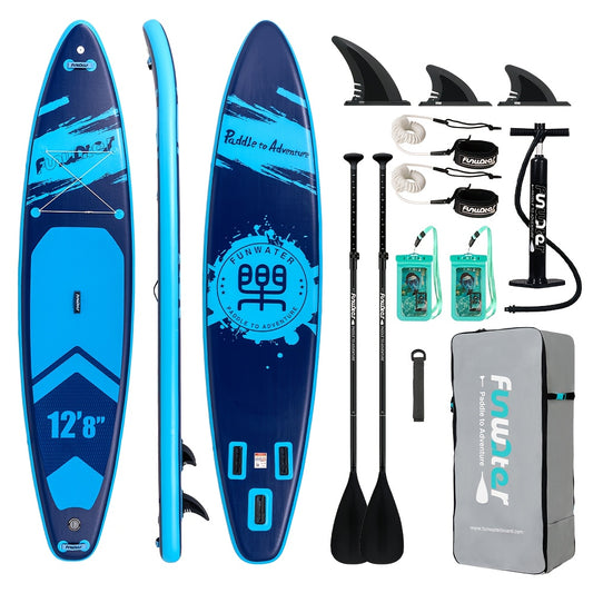 Opblaasbare SUP – Paddleboard – Stand Up Paddle – Inflatable Board – Watersportboard – 385x85x15 cm – Duurzaam PVC