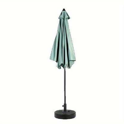 Grote Parasol – Dubbele Parasol – Rechthoekige Parasol – Luifel – Zwengelparasol – Metalen Frame – Waterafstotende Stof – Lichtgroen