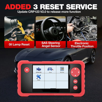OBD2 Uitlezer – OBD2 Scanner – Auto Diagnose Tool – Foutcode Uitlezer – Motorstoringen Uitlezen – 5-Inch Touchscreen – Wifi Updates