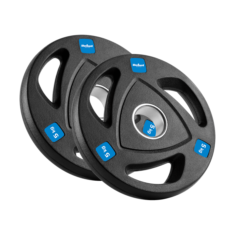 Gewichtsschijven – Halterschijven – Gewicht Platen – Sportgewichten – Gewicht Schijven – 30 kg Set – Gietijzer Met Rubberen Coating – Geschikt Voor 51 mm Halters
