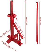 Auto - Bandenwisselaar - Banden Demonteerapparaat - Banden Demonteermachine - Band Vervanger - Handmatige Montage & Demontage - 38x45x95cm - Rood