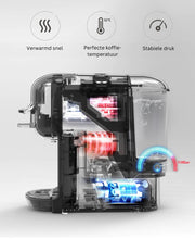 Coffee Machine - Nespresso Coffee Machine - Espresso - Maker - Iced Coffee - 5 in 1 - Black