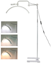 Lamp - Booglamp - Vloerlamp - Wit - Dimbaar - Vloerlicht - Booglicht - Huislamp - 36W - Halve Maan - Halve Maan Lamp - Video Licht - Met Telefoon Houder - 3200K-5600K - Afstandsbediening