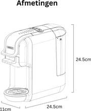 Coffee Machine - Nespresso Coffee Machine - Espresso - Maker - Iced Coffee - 5 in 1 - Black