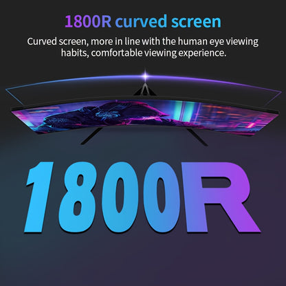 32-inch Curved Monitor – 2K Scherm – Gaming Monitor – PC Scherm – Computerscherm – 180Hz Verversingssnelheid – 2560x1440 Resolutie