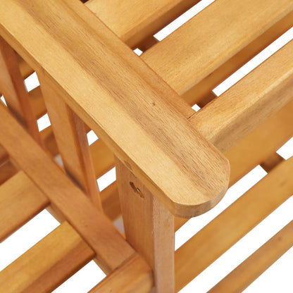 Tuinstoelen – Bistro Stoelen – Terrasstoelen – Houten Stoelen – Stoel Set – Massief Acaciahout – Compact Formaat 159x61x92 cm