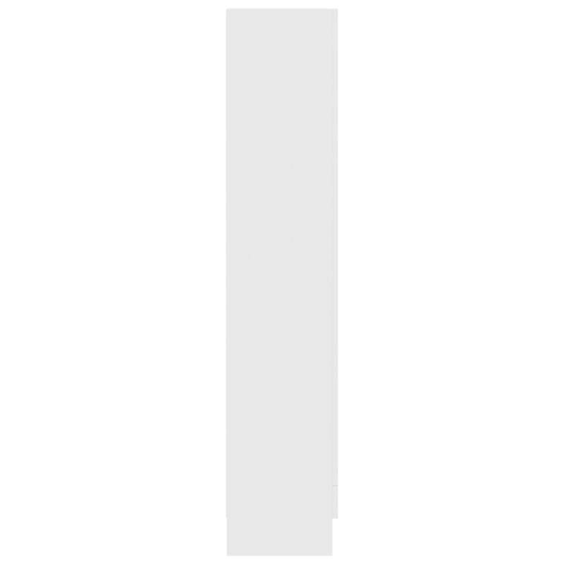 Vitrinekast – Opbergkast – Displaykast – Bergmeubel – Kast Grijs – Compact 82,5x30,5x115 cm – Modern Design