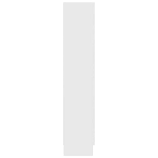 Vitrinekast – Opbergkast – Displaykast – Bergmeubel – Kast Grijs – Compact 82,5x30,5x115 cm – Modern Design