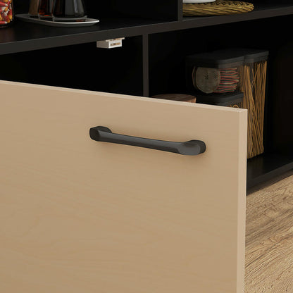 Bardes – Barset – Bartafel – Barkrukken – Opbergmeubel – Inklapbaar Tafelblad – 2 Comfortabele Barkrukken – 6 Handige Opbergvakken