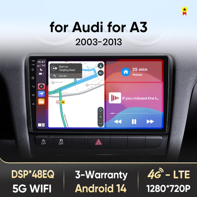 Multimedia Speler – Autoradio – Smart Radio – Android Auto – 2-DIN Systeem – 9 Inch IPS Scherm – Wi-Fi & 4G Verbinding