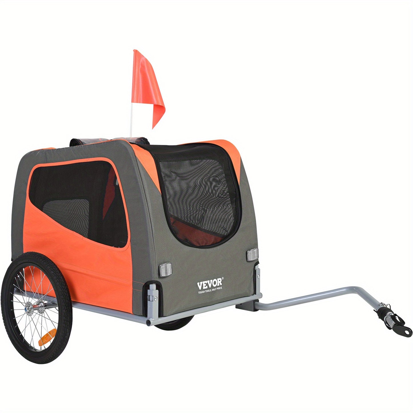 Transportkar – Fietskar – Hondenfietskar – Hondenaanhanger – Fietsaanhanger – Draagvermogen 29,94 kg – Compact 45,72 cm