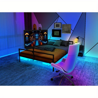 Stapelbed – Uittrekbed – 3-Slaapplaatsen Bed – Metaalbed – Ruimtebesparend Bed – Stabiel Metalen Frame – Veiligheidsrails – Eenvoudige Montage