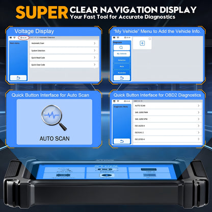 OBD2 Scanner – Autodiagnose Tool – Foutcode Lezer – Auto Scanner – Diagnosetoestel – 5 Systemen Diagnose – Gratis Lifetime Updates via Wi-Fi