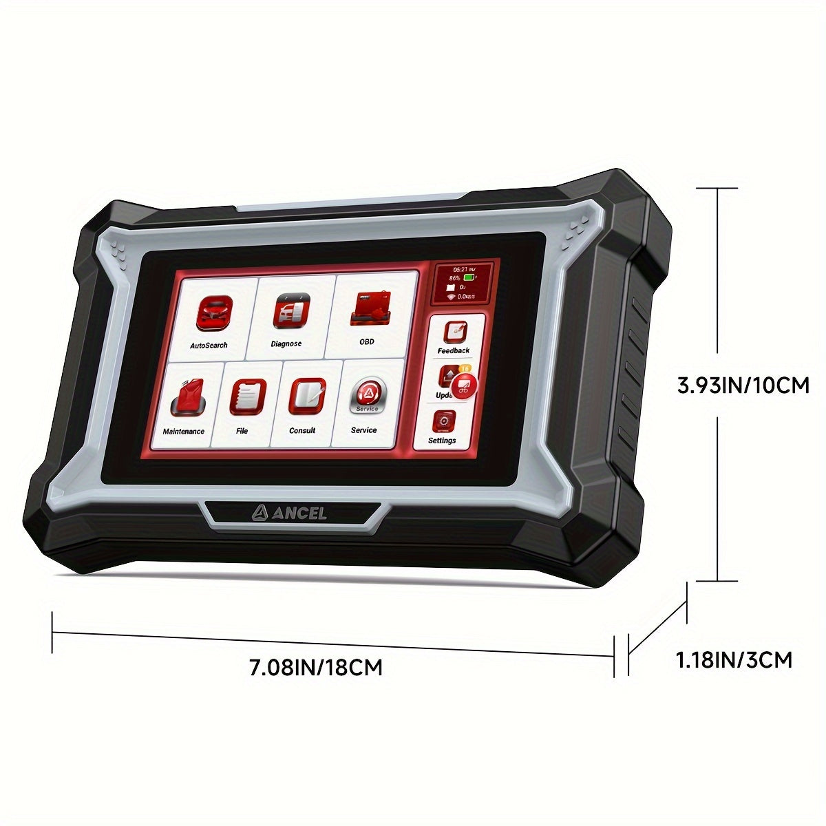 OBD2 Scanner – Diagnoseapparaat – Uitleesapparaat – Auto Scanner – Codelezer – Bidirectioneel – Draadloos – 28+ Resetfuncties – Compact Design