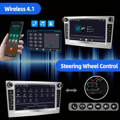 Android Autoradio – Auto Radio – Multimedia Speler – Navigatiesysteem – 2 DIN Headunit – 7 Inch IPS Touchscreen – Android 14 met 4GB RAM & Draadloze CarPlay
