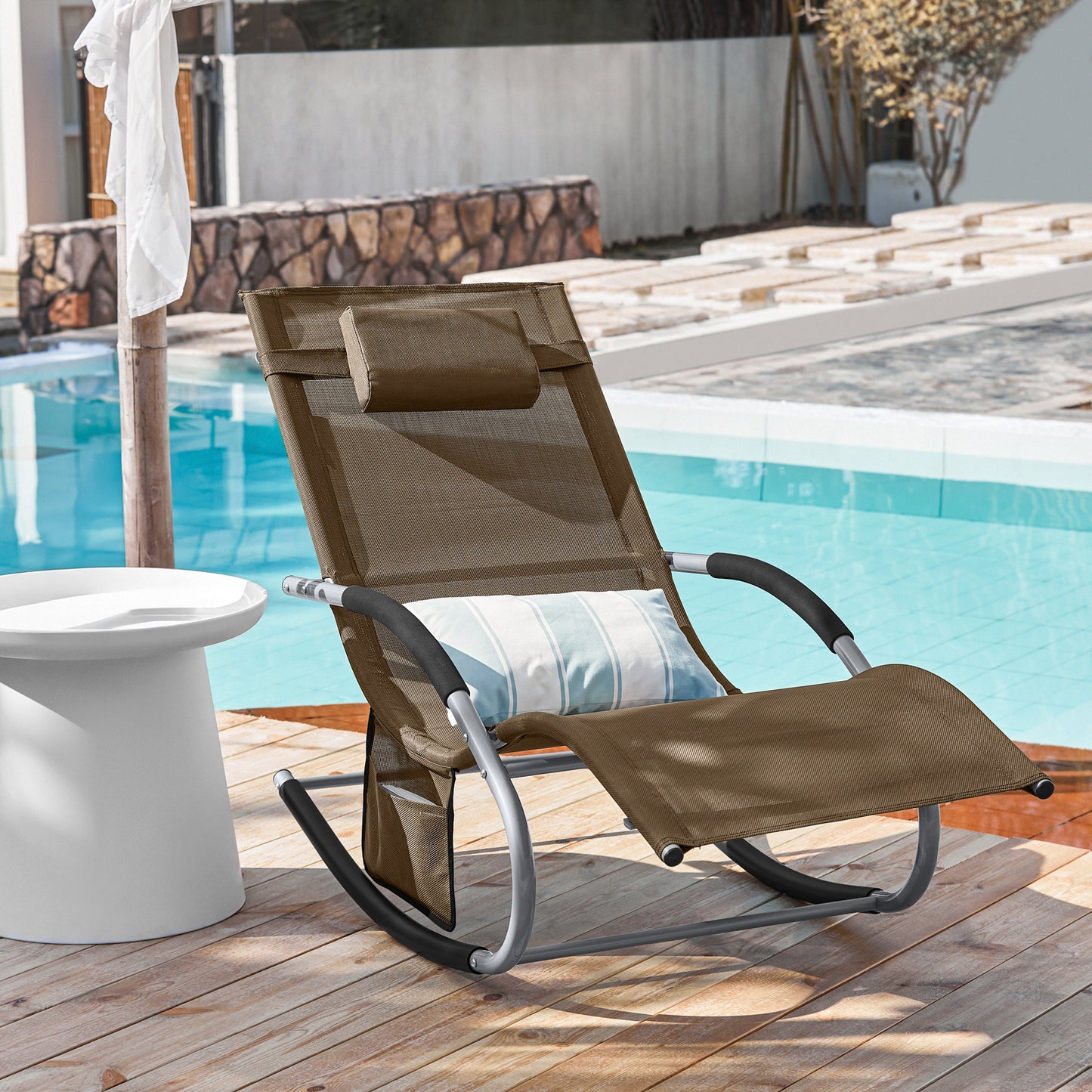 Verstelbare Loungestoelen – Buitenstoelen – Tuinstoelen – Campingstoelen – Strandstoelen – Duurzaam Metalen Frame – Stevige Canvas Zitting