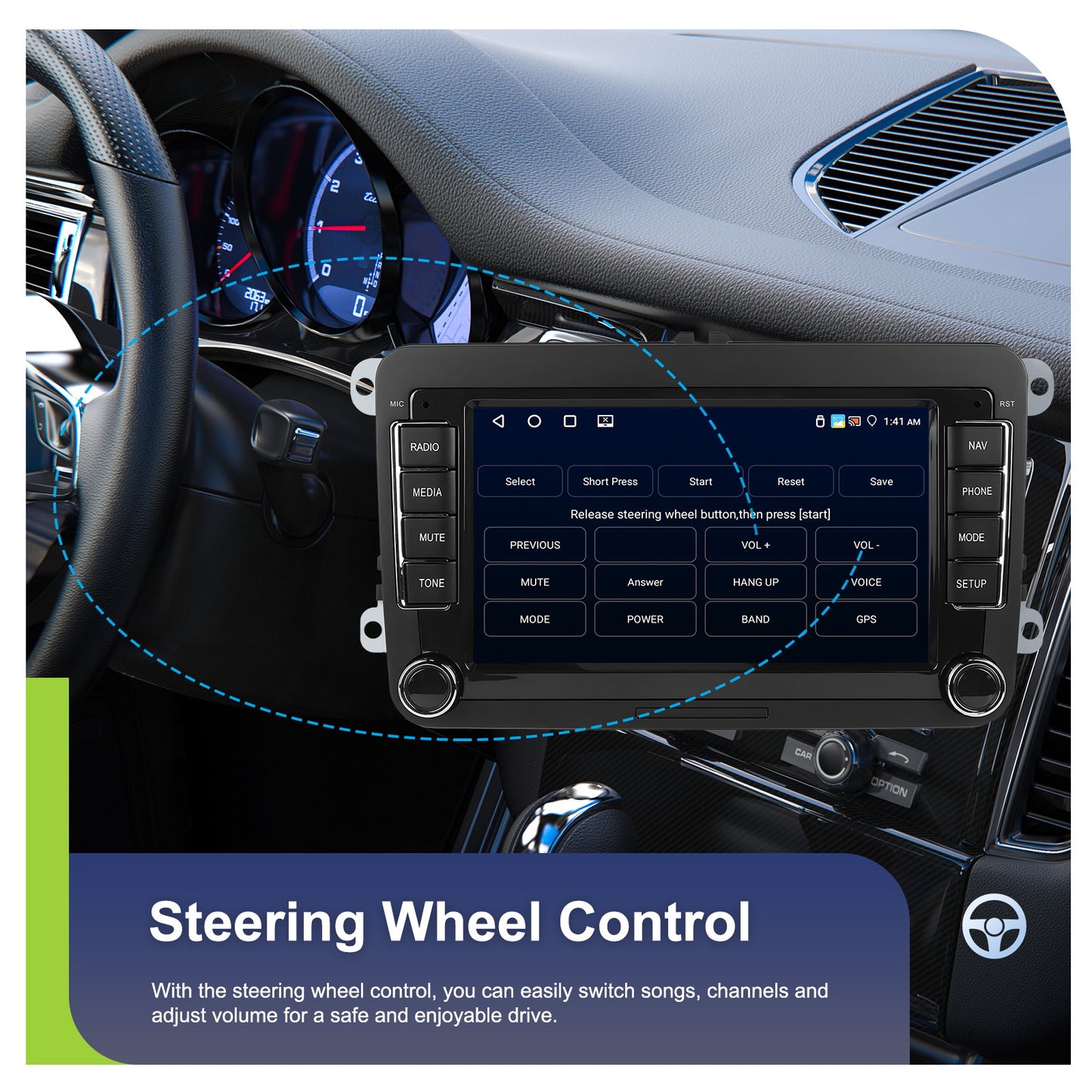 Autoradio – Car Radio – Auto Radio – Multimedia Systeem – In-Car Entertainment – 12,7 Inch HD Touchscreen – Wireless CarPlay & Android Auto met Camera en Microfoon