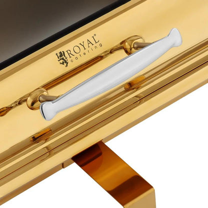Buffet Food Warmer for Paste with GN 1/1 9L Window - Golden - QUORE