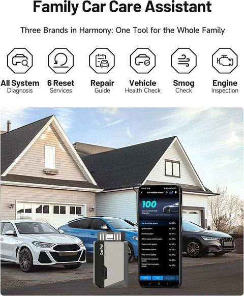 OBD2 Scanner - OBD - Diagnosecomputer - Storing Verwijderen - Uitleesapparatuur – Diagnose apparatuur voor auto's - Motorstoring - Auto Accessoires - Auto Uitlezen - Grijs