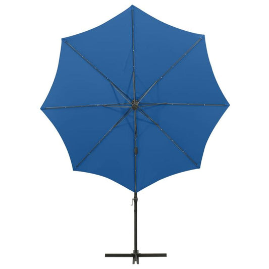 Zwevende Parasol – Lichte Parasol – Vierkante Parasol – Blauw Azure Parasol – Stevig Metalen Frame – Vented Top Voor Comfort