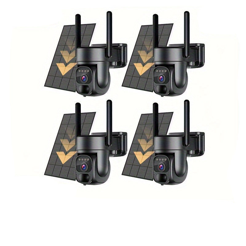 4G Beveiligingscamera – Draadloze Cameraset – 3G Camera – Outdoor Beveiliging – Solar Camera – 2K HD Resolutie – Nachtzicht en Bewegingsdetectie