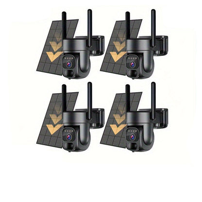 4G Beveiligingscamera – Draadloze Cameraset – 3G Camera – Outdoor Beveiliging – Solar Camera – 2K HD Resolutie – Nachtzicht en Bewegingsdetectie